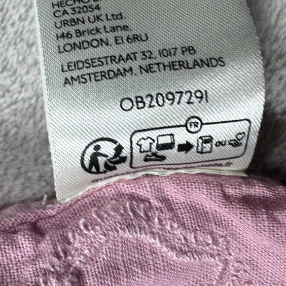 Free People Faded Gardens Floral Embroidered Pink Tie Cropped Tank Size XS - Picture 16 of 16